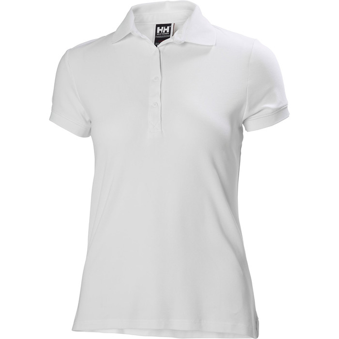 2021 Helly Hansen Womens Crewline Polo Shirt White 53049