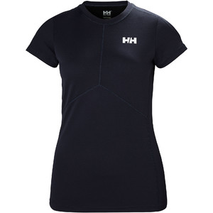 Helly Hansen Womens Lifa Active Light Long Sleeve & Short Sleeve Top Twin Pack - Graphite Blue