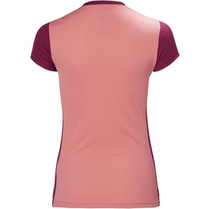 Helly Hansen Mujer Lifa Active Light Camiseta Concha Rosa 48370