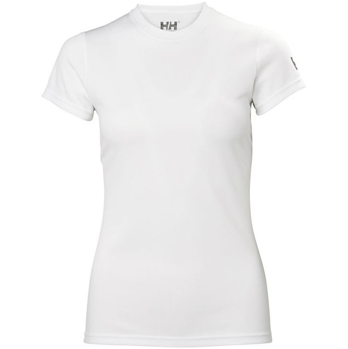 Helly Hansen Womens Tech T Short Sleeve Base Layer White 48373