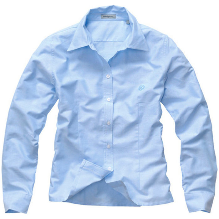 Henri Lloyd Womens Oxford LS Shirt Ice Blue Y35069