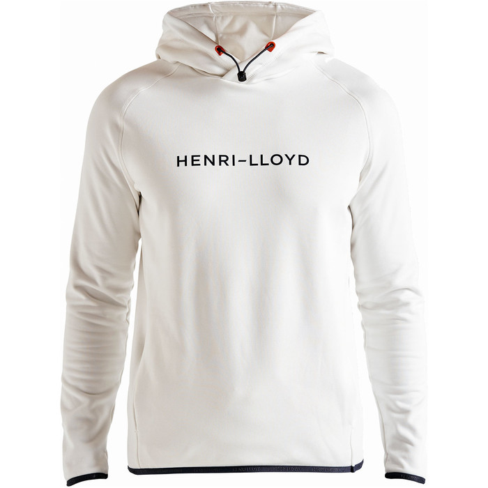 2024 Henri Lloyd Mens Fremantle Stripe Hoody Cloud White P191104012