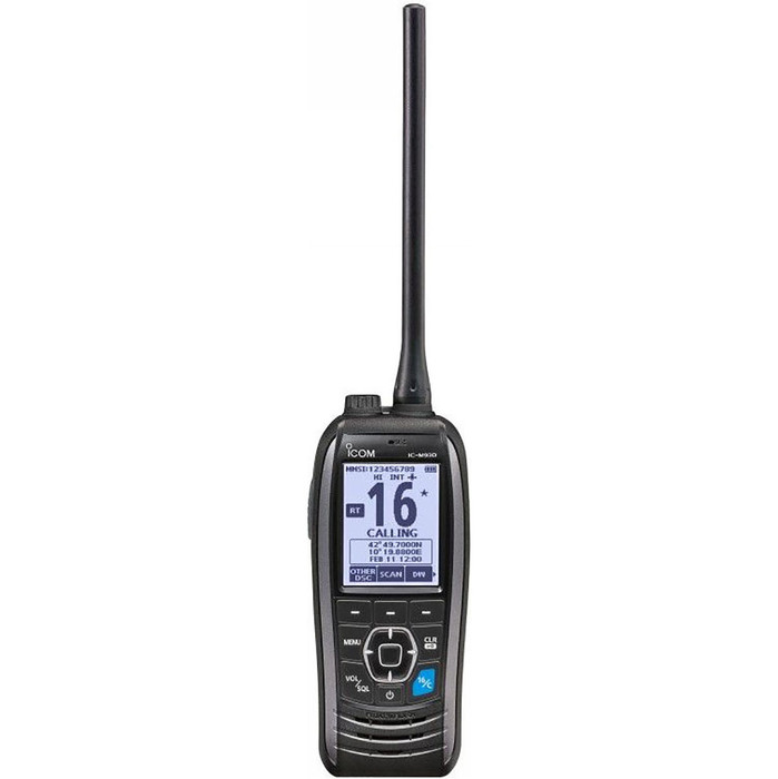 2024 ICOM M93D Waterproof Handheld VHF / DSC Radio Grey VHF0167