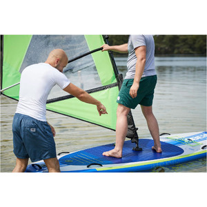 2019 Jobe Venta Windsurf Gonfiabile Stand Up Paddleboard 9'6 x 36 "INC 3.5m Vela, pagaia, pompa, borsa e guinzaglio