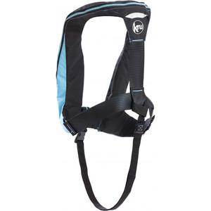 2020 Kru Sport 170N ADV Manual Lifejacket with Harness, Hood & Light Sky Blue LIF7364