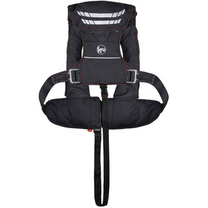 2020 Kru Sport Pro 170N ADV Automatic Lifejacket With Harness, Hood & Light Carbon / Red LIF7311