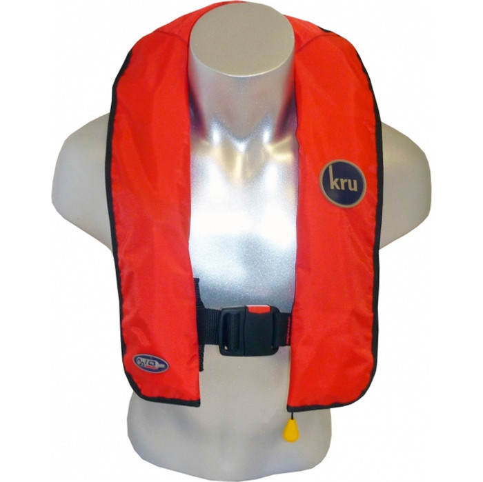 Gilet de sauvetage automatique Kru XS 180N avec harnais  boucle Red LIF7118