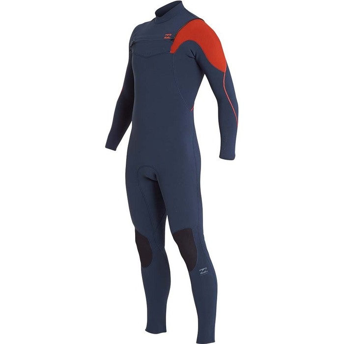 2019 Billabong Furnace Masculina Carbono Comp 3/2mm Chest Zip Wetsuit Ardsia L43m26