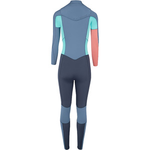 2019 Billabong Mulheres Furnace Synergy 5/4mm Chest Zip Wetsuit Ardsia L45g03