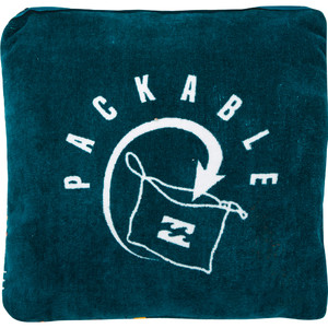 2018 Billabong Packable Poncho con cappuccio blu scuro L4BR11