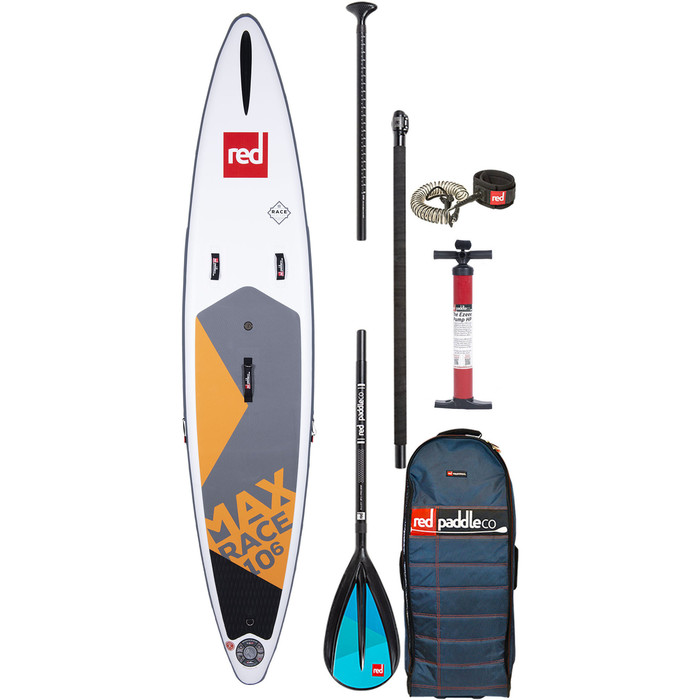 2020 Red Paddle Co Max Race Msl 10'6 "x 24" Stand Up Paddle Gonflable - Planche Seulement - Pour Les Packages