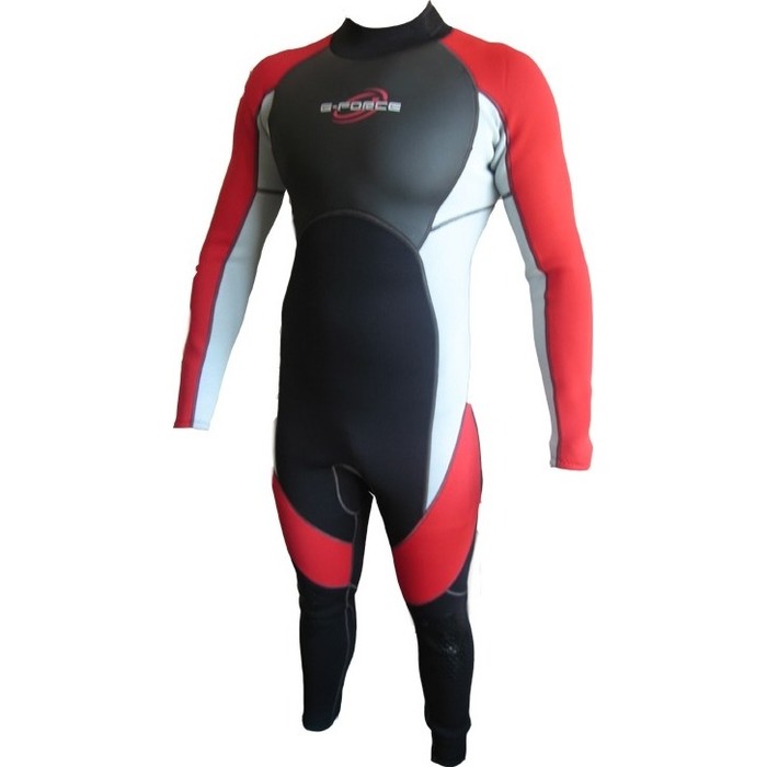 G-force Mens Full 3/2mm Wetsuit GF1303 RED