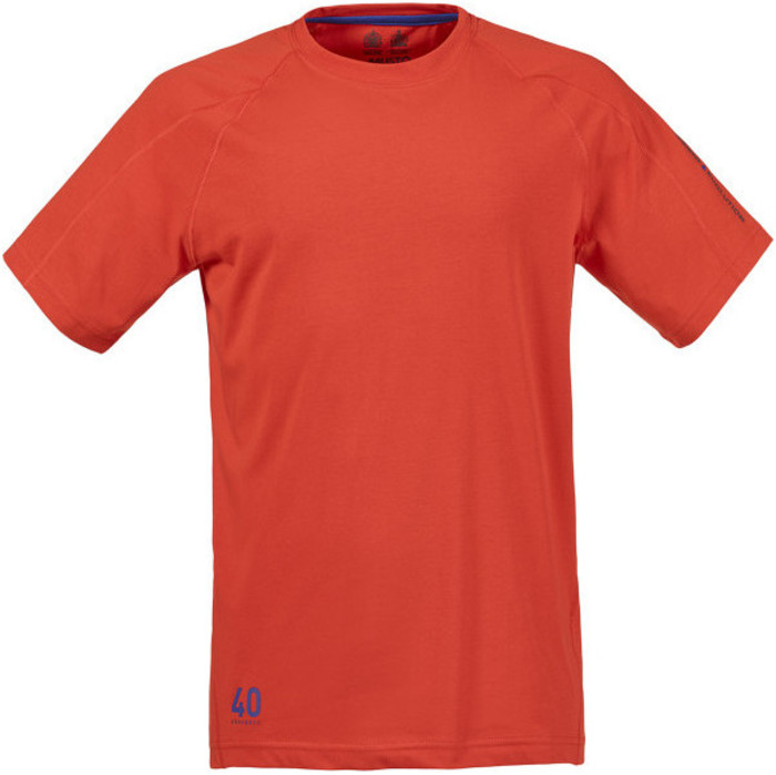 Musto Evolution Logo Kurzarm T-shirt Fire Orange Se1361