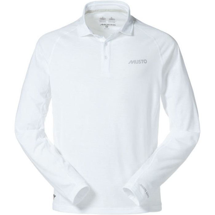 Musto Essential Evolution UV  manches longues polo  manches longues WHITE SE0255