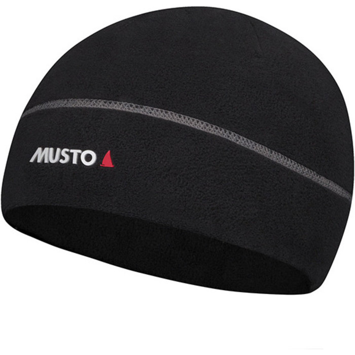 2019 Musto Evolution Microfleece Polartec Cappello Nero AE0121