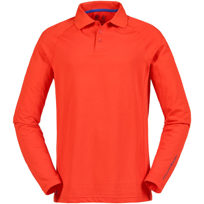 Musto Evolution Sunblock Musto Poloshirt Fire Orange Se0254