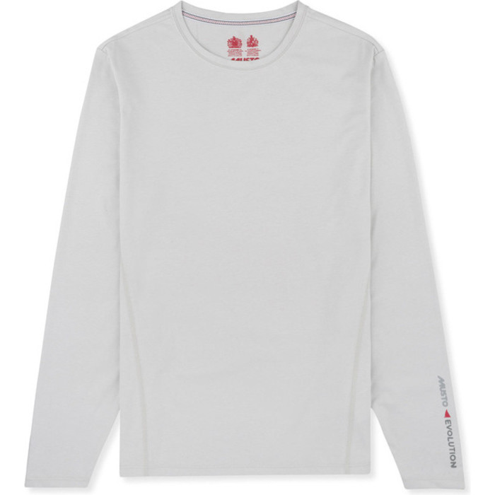 2019 Musto Herren Evolution Sunblock Long Sleeve T-Shirt Platinum EMTS020