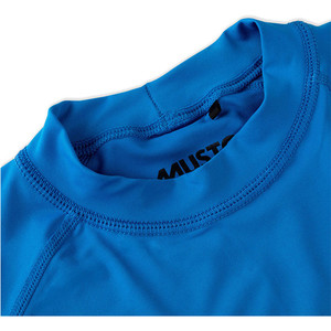 2021 Musto Junior Insignia Uv Schnell Dry Ss T-shirt Brilliant Blue Skts011