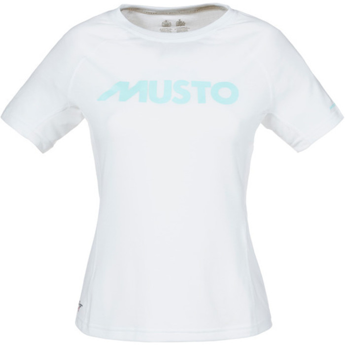Musto Ladies Essential UV Tee seco rpido WHITE SE0862