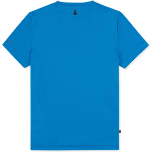 2019 Musto Hombre Permanente Wicking Upf30 Camiseta Brillante Azul Emts029