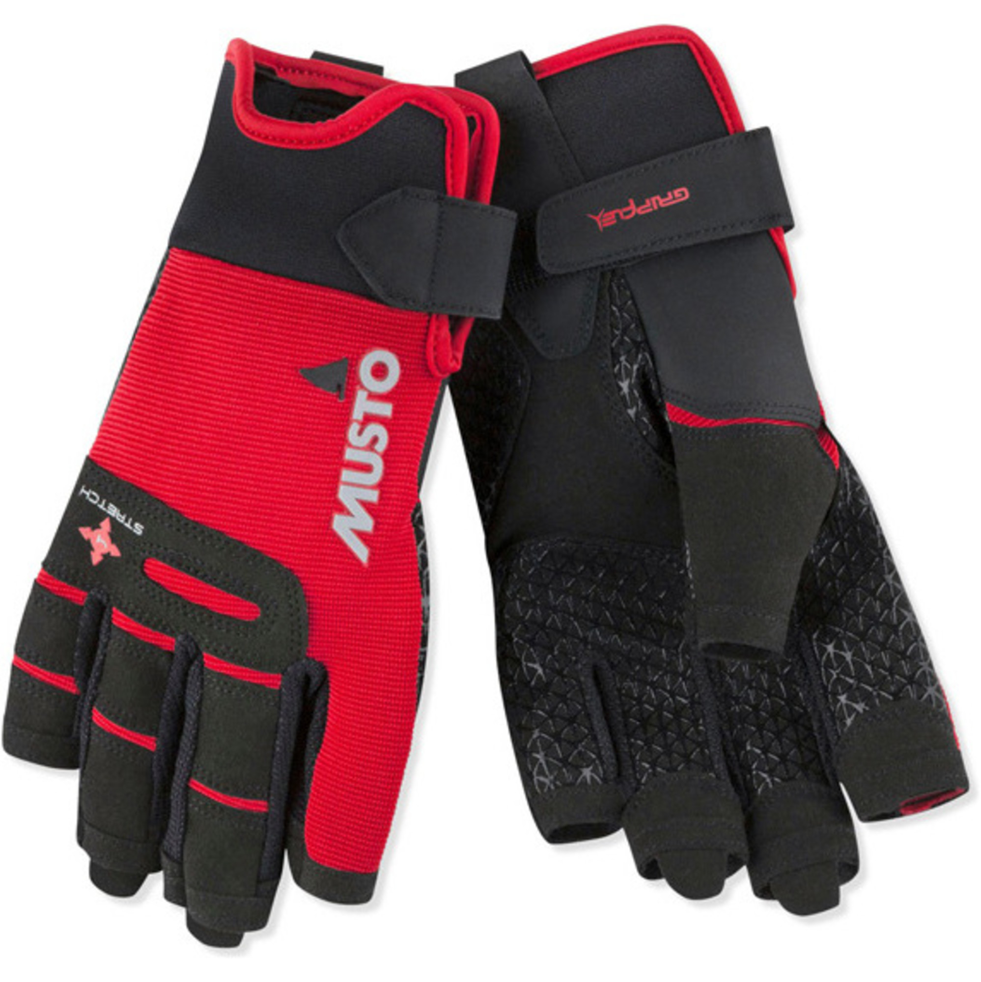 2023 Musto Perfomance Sailing Short Finger Gloves Red AUGL005 - Sailing ...