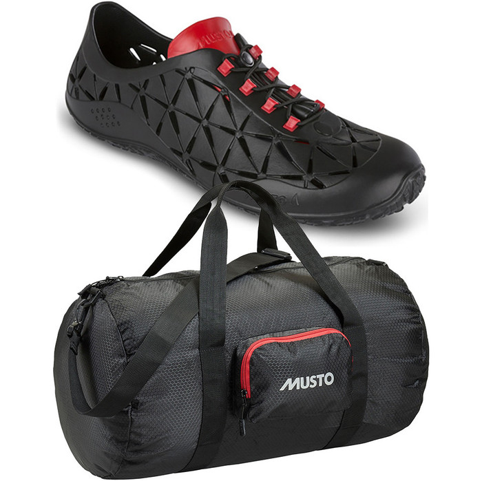 Musto Pro Lite SDL Sailing Shoes & Packaway Holdall Black