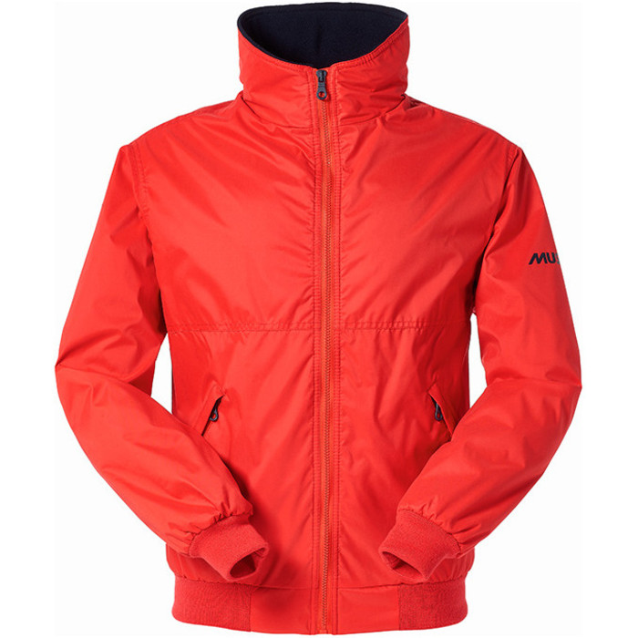Musto Blouson Jacket In True Red / Navy Mj11009