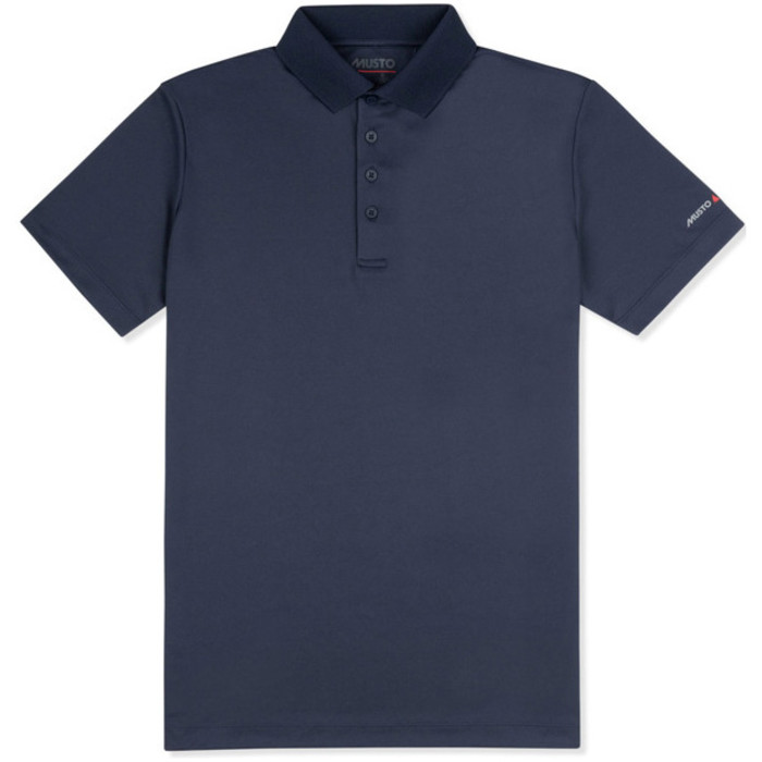2019 Musto Mnds Solskrm Permanent Wicking Upf30 Polo Navy Emps019