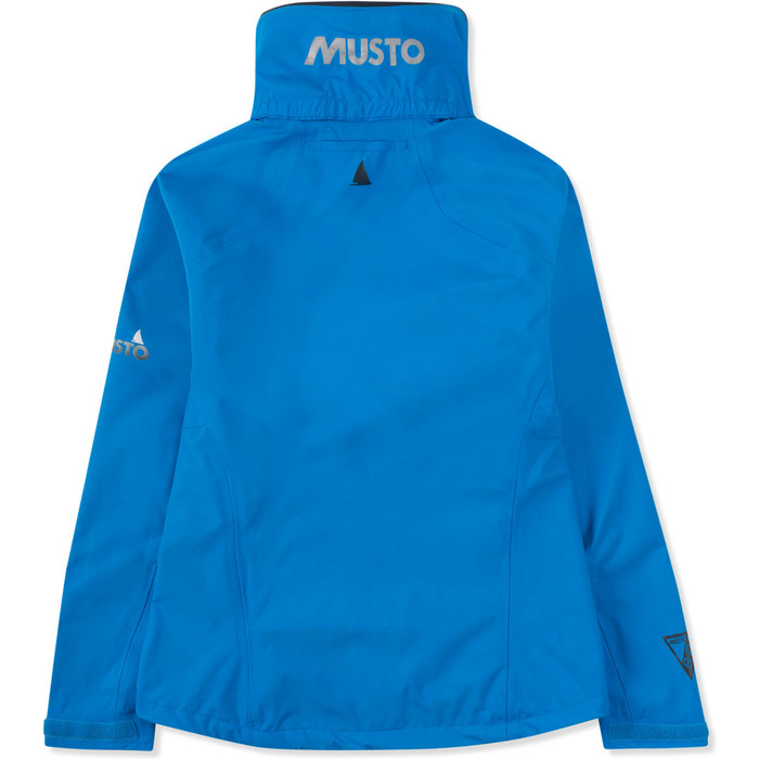 Musto Womens Sardinia BR1 Yacht Sailing and Boating Coat Jacket Brilliant Blue Lightweight Breathable
