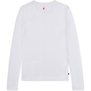 2019 Musto Womens SunShield Permanent Wicking UPF30 Long Sleeve T-shirt White EWTS019