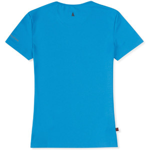 2019 Musto Parasole Da Donna Permanente Traspirante Upf30 T-shirt Blu Brillante Ewts018