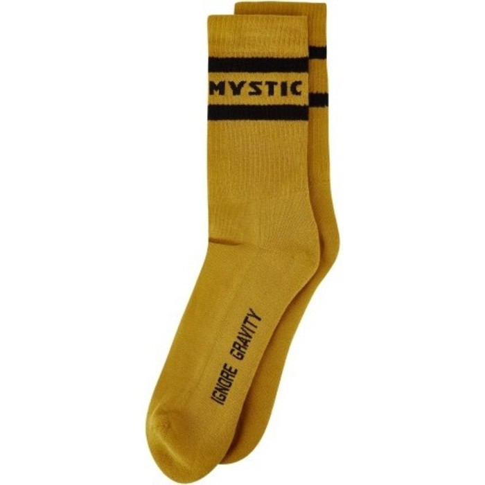 2021 Mystic Brand Socks 35108.210253 - Mustard