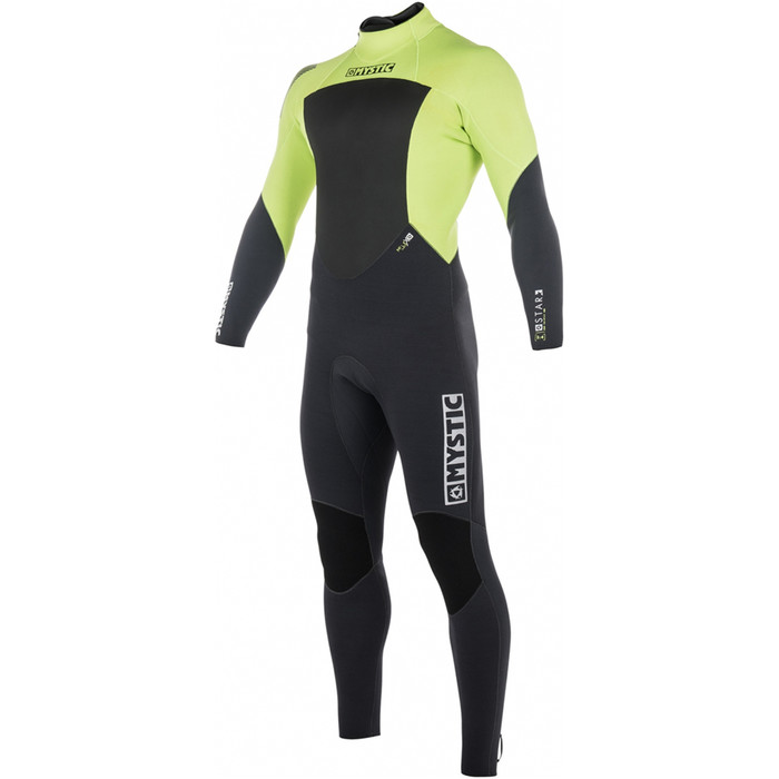 2018 Mystic Star 5 / 4mm Back Zip Wetsuit LIME 180018
