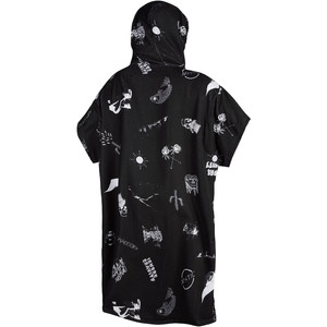 2021 Mystic Allover Poncho / Changing Robe 200130 - Negro