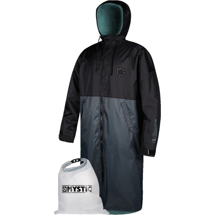 2021 Mystic Deluxe Explore Poncho / Changing Robe & Wetsuit Bag - Sea Salt Green