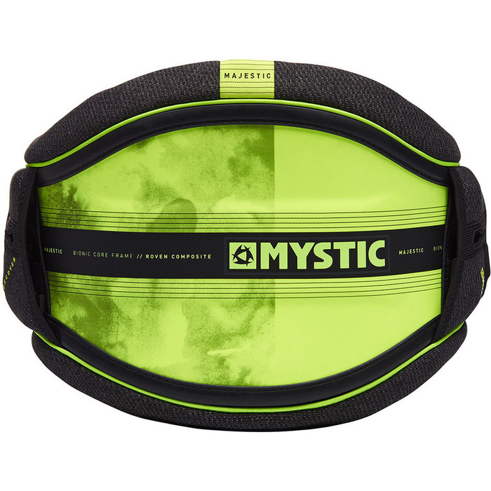 2020 Mystic Majestic Kite Waist Harness Black / Lime 190109