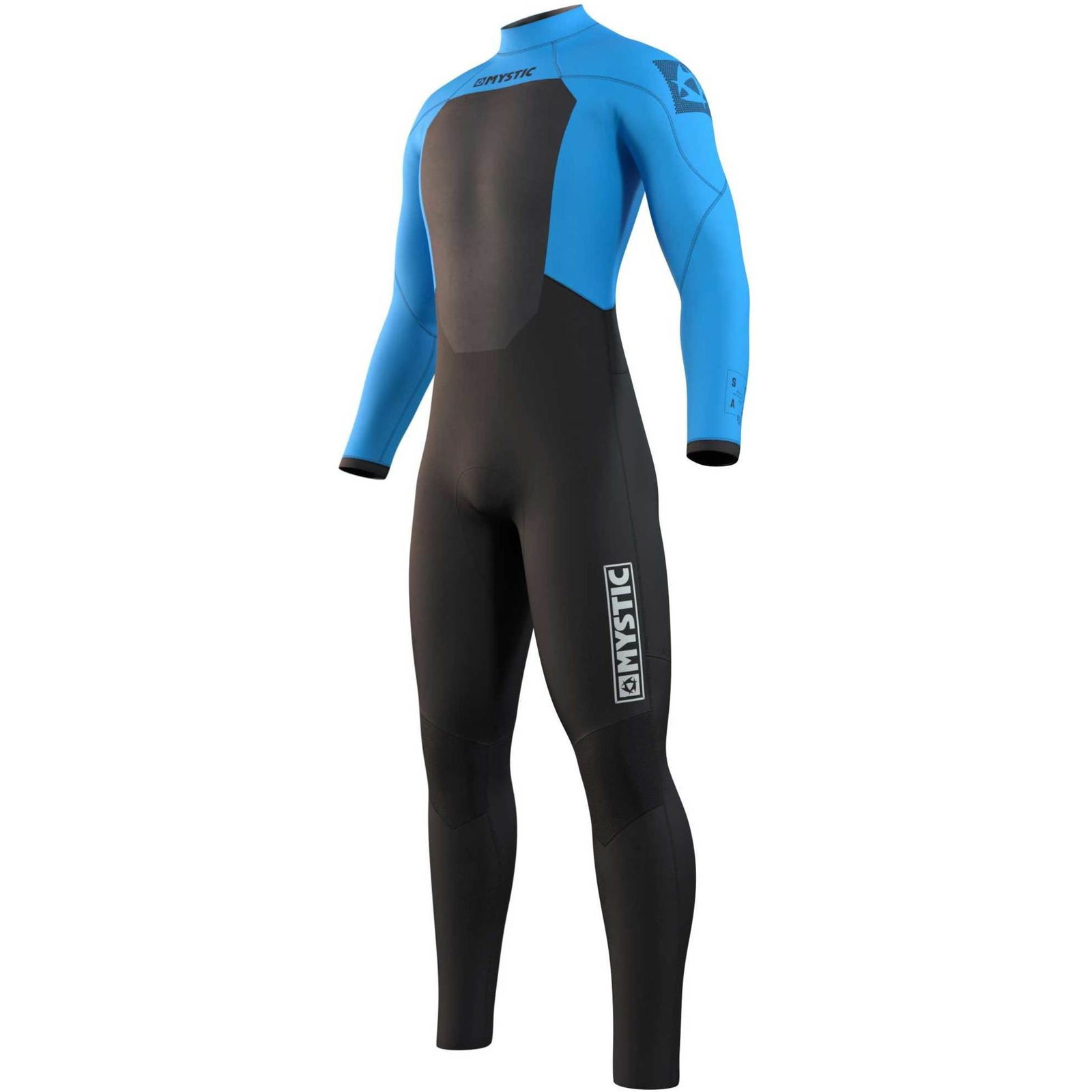 2023 Mystic Mens Star 5/3mm Back Zip Wetsuit 210309 Global Blue Wetsuits Watersports Outlet