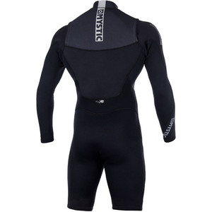 2018 Mystic Star 3 / 2mm Brystlomme Lang Arm Shorty Wetsuit Black 180136