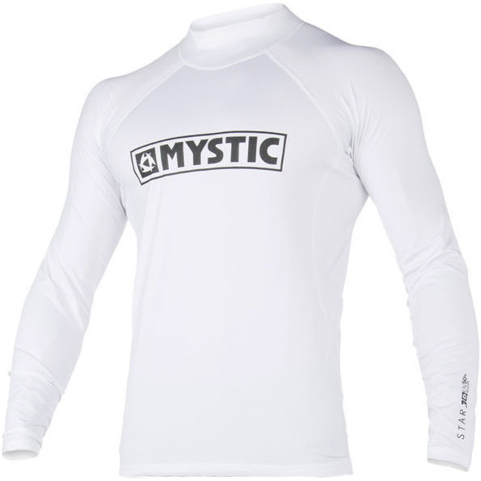 2021 Mystic Star L / S Rash Vest Wit 180112