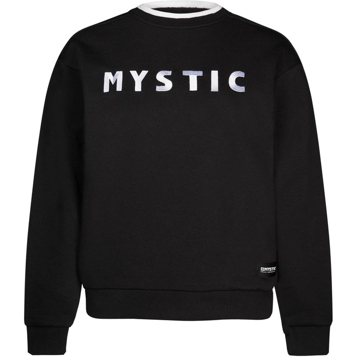 2021 Mystic Des Femmes Brand Crew Sueur 210032 - Noir