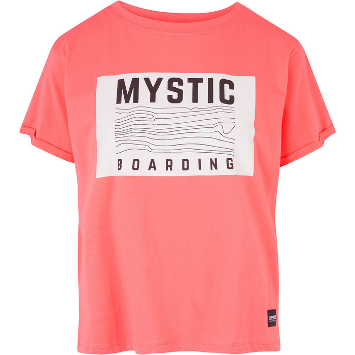 2019 Mystic Womens Charley Tee Faded Coral 190542