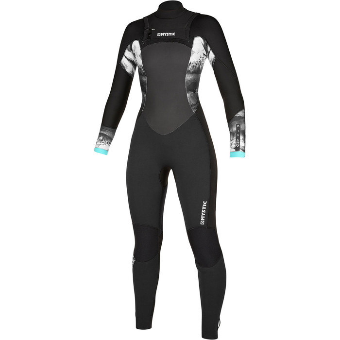 Mystic Womens Diva 4/3 Double Zip Wetsuit 200020 - Black - Wetsuits - | Watersports Outlet