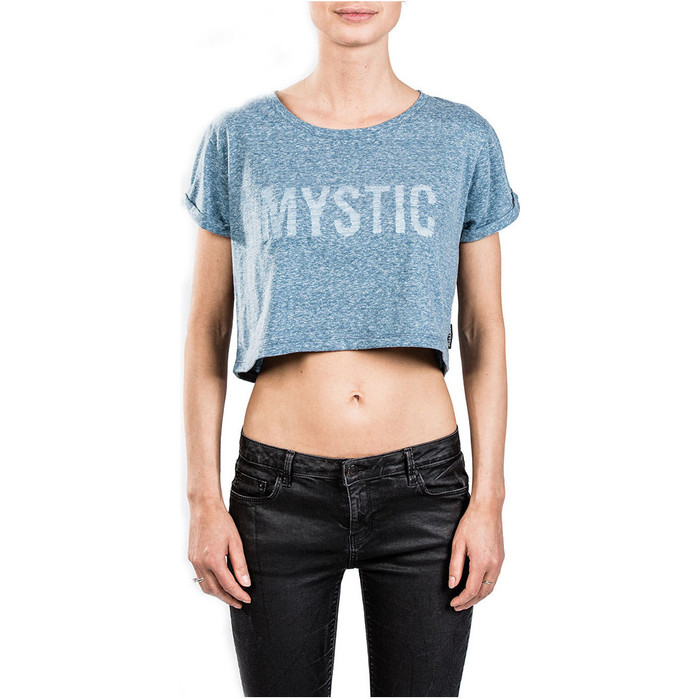 Camiseta Mystic Flutter Para Mujer Azul Polvo 180530