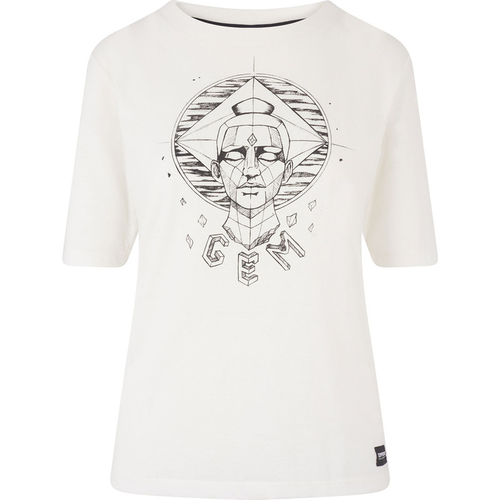 2019 Mystic Camiseta Joya Para Mujer Blanca 190545