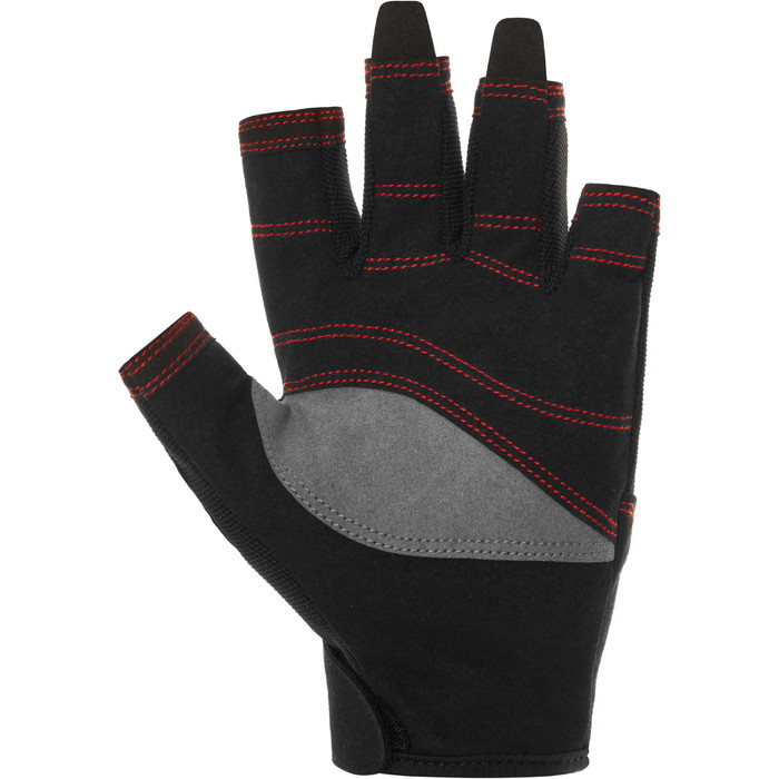 2024 Musto Essential Sailing Short Finger Gloves AUGL003 - Red