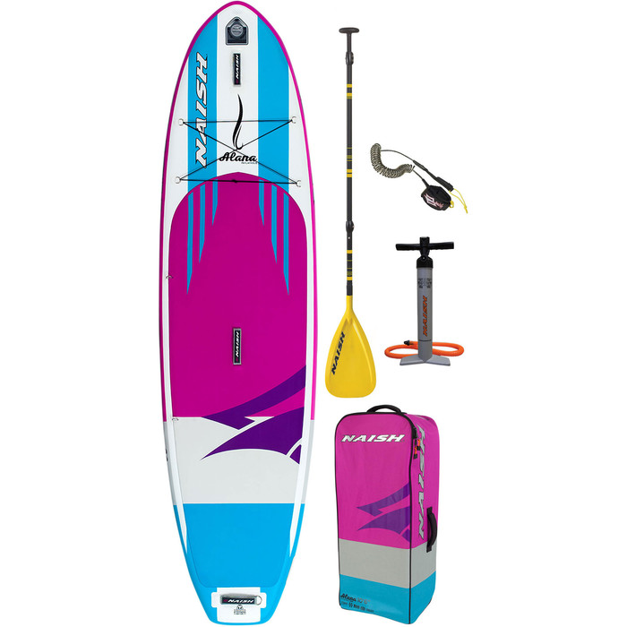 2020 Naish Alana 10'6 "x 32" Stand Up Paddle Board Package Inc Remo, Bolsa, Bomba E Trela