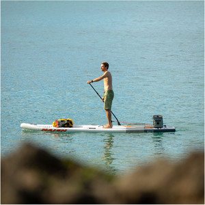 2020 Naish Glide 12'6 "x 32" Fusion Stand Up Paddle Board Package Inc Paddle, Bag, Pump & Leash