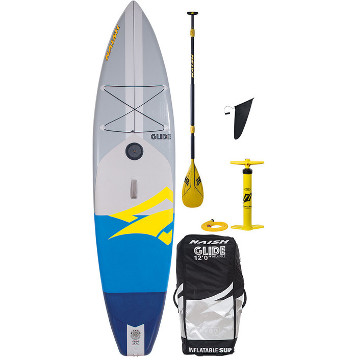 2024 Naish One Glide Crossover 12'0 Oppustelig Stand Up Paddle Board Package