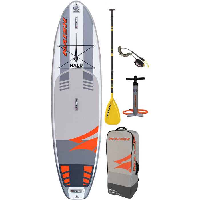2020 Naish Nalu 11'6 "x 34" Stand Up Paddle Board Package Inc Paddle, Bag, Pump & Leash