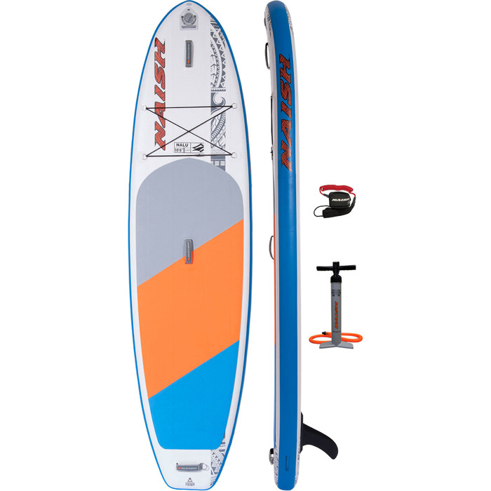 2020 Naish Nalu 10'6 Stand Up Paddle Board Package - Board, Bag, Pump & Leash 15120
